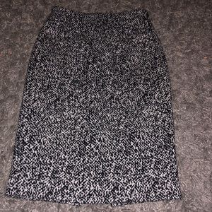 Black and white skirt